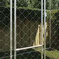 vidaXL Klietka pre psa s strechou Strieborná 400 x 200 x 256 cm