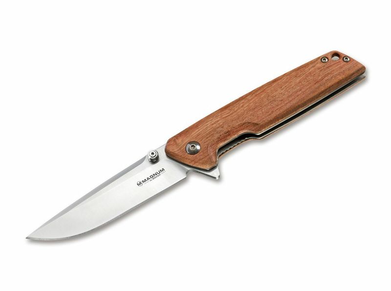 Magnum 01MB723 Slim Brother Wood vreckový nôž 9 cm, Satin, drevo Bubinga