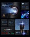Anker Nebula Capsule 3 GTV/ Projektor/ Full HD/ Dolby Audio/ Bluetooth/ Wi-Fi/ přenosný/ černý Laserový projektor, 300 ANSI lm, 1080p, Google TV, Netflix, 8W Dolby Digital, 120", 0,9 kg, baterie 2,5 h