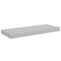 vidaXL Plávajúca nástenná polica betónovo sivá 60x23,5x3,8 cm MDF