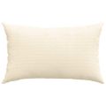 vidaXL Vankúše na pohovku 2 pcs Krémová 50 x 30 cm Kordúrová tkanina