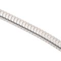 vidaXL Záhradná hadica s tryskou, strieborná 0,6" 15 m, oceľ