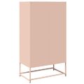 vidaXL Highboard Pink 68x39x123 cm Oceľ