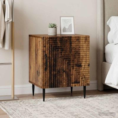 vidaXL Nočný stolík 2 ks Staré drevo 43 x 34,5 x 50 cm