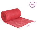 vidaXL Jutový rol Červená 25 x 10000 cm