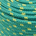 vidaXL Lodné lano zelené 14 mm 100 m polypropylén