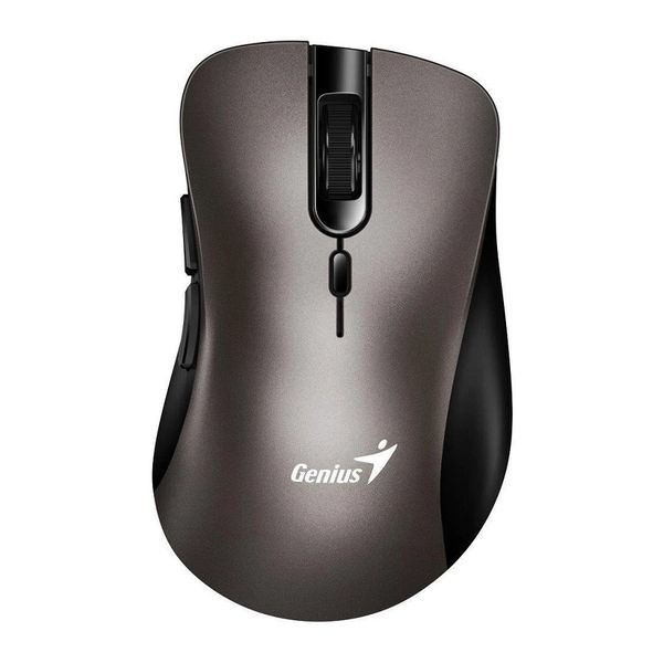 Genius Ergo 8100S/Ergonomická/Optická/Pro pravákov/1 600 DPI/Bezdrôtová USB/Champagne Titanium