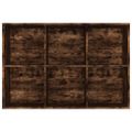 vidaXL Knižnica/komoda dymový dub 66x30x98 cm spracované drevo