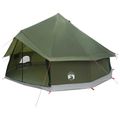 vidaXL Tipi stan 8-miestny Olivovo zelená Polyester a oceľ
