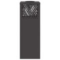 vidaXL Solárne LED svetlo na chodník 2 ks Teplá biela 18 x 18 x 50 cm