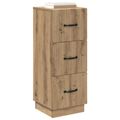 vidaXL Zásuvkový kabinet 33 x 34,5 x 87 cm Kompozitné drevo