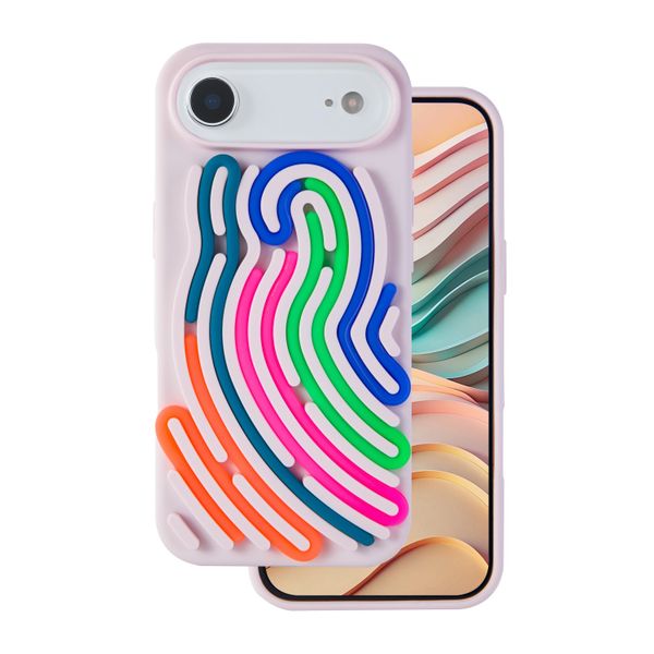 DIY hadie puzdro pre iPhone 17 Air 6,6" ružová