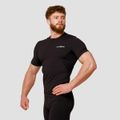 Kompresné tričko Mid Black - GymBeam, veľkosť L