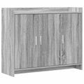 vidaXL Servírovacia skriňa Sivý Sonoma 98,5 x 33 x 80 cm