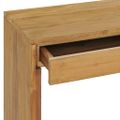 vidaXL Konzolový stolík 100x35x75 cm teakový masív