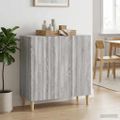 vidaXL Servírovacia skriňa Sivá sonoma 89 x 34,5 x 80 cm