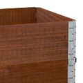 vidaXL Paletové ohrádky 3 ks hnedé 100x50 cm borovicový masív