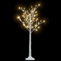 vidaXL Vianočný stromček/vŕba 120 LED 1,2 m, teplá biela, dovnútra/von