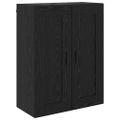vidaXL Highboard 2 ks Čierny dub 69,5 x 34 x 180 cm Kompozitné drevo