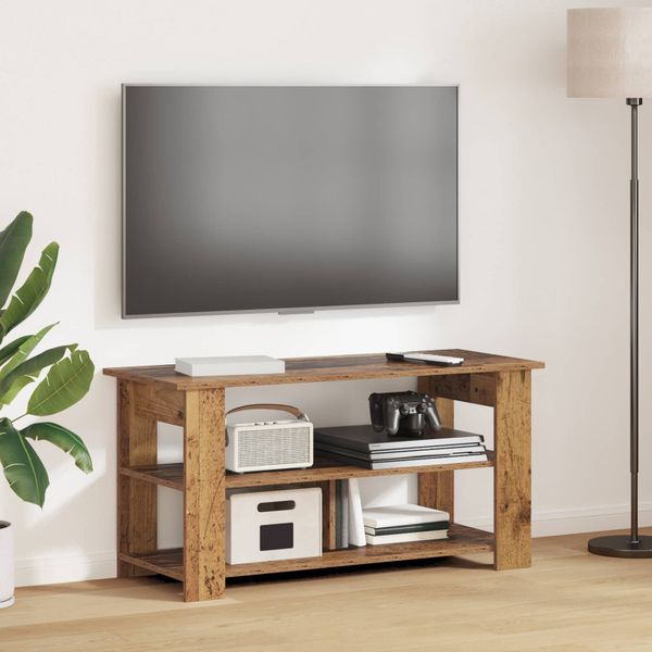 vidaXL Stojan na televízor Staré drevo 100 x 40 x 50 cm