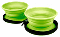 KiwiWalker TVL-864 Travel Double Bowl cestovná miska - zelená, 2ks