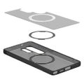 Puzdro Spigen Ultra Hybrid Mag MagSafe pre Samsung Galaxy S25 Ultra Frost Black