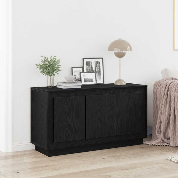 vidaXL Servírovacia skriňa Čierny dub 102 x 35 x 55 cm
