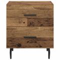 vidaXL Nočný stolík Staré drevo 40 x 35 x 47,5 cm Kompozitné drevo