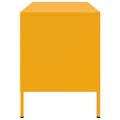 vidaXL TV skrinky 2 ks horčicovo-žlté 68x39x50,5 cm oceľ