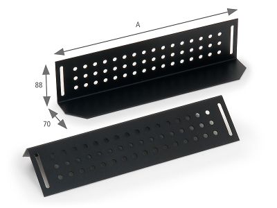 Nosné lyžiny pre rack hl.800mm (L=580mm)-pár sivé
