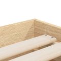 vidaXL Posteľný rám so zásuvkami dub sonoma 75x190 cm kompozitné drevo