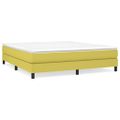 vidaXL Posteľný rám s boxspringom zelená 180x200 cm látka