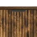 vidaXL Servírovacia skriňa Dymová dub 79,5 x 33 x 82 cm