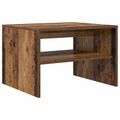 vidaXL Konferenčný stolík Staré drevo 60 x 50 x 40 cm Kompozitné drevo