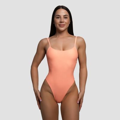 Jednodielne plavky ARUBA Peach - GymBeam, veľkosť M, veľkosť oblečenia M
