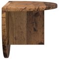 vidaXL Stenná polica 2 ks Staré drevo 48 x 24 x 24 cm Kompozitné drevo