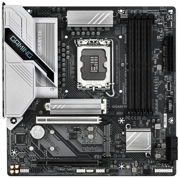GIGABYTE Z890M GAMING X/LGA 1851/mATX GIGABYTE Z890M GAMING X / Intel Z890 / LGA1851 / 4x DDR5  / M.2 / 2x DP / HDMI / mATX