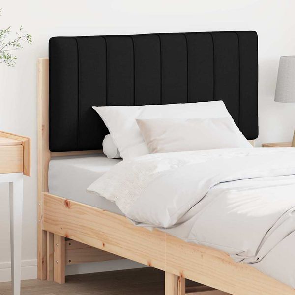 vidaXL Čalúnené čelo postele s čelnou doskou Hnedá a čierna 90 cm
