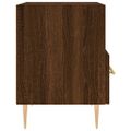 vidaXL Nočný stolík hnedý dub 40x35x47,5 cm kompozitné drevo