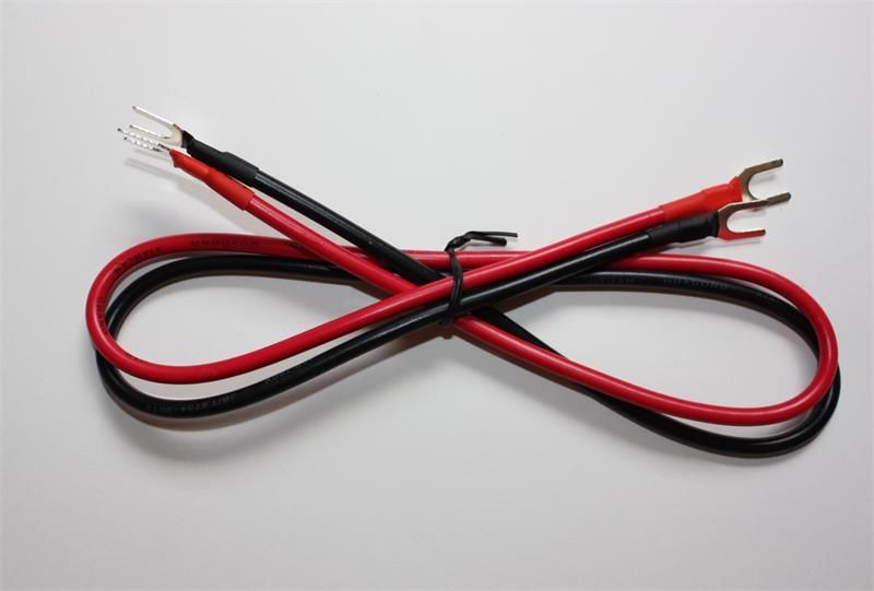 Propojovacie káble pre batérie, meniče, d.50 cm, 5 mm2, 2x vidlička M6 - pár (3WR-BVR4UT4-6)