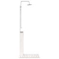 vidaXL Externá sprcha 206 cm Biela