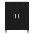 vidaXL Servírovacia skriňa Čierny dub 70 x 34 x 90 cm Kompozitné drevo