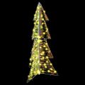 vidaXL Vianočný stromček 100 LED Teplá biela 120 cm PET