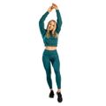 Dámska mikina Essential High-Neck Deep Teal - STRIX, veľkosť S, veľkosť oblečenia S