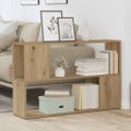 vidaXL skrinka na knihy Artisan Dub 100x24x63 cm Drevo