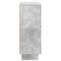 vidaXL Servírovacia skriňa so zásuvkou Betónovo sivá 66 x 34,5 x 90 cm