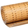 vidaXL Balkónová zástena bledohnedá 400x100 cm polyratan