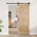 vidaXL Vnútorné dvere 93 x 211 cm Preglejka Prírodná