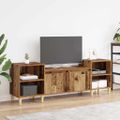 vidaXL TV skrinka 160 x 35 x 55 cm Staré drevo Kompozitné drevo