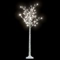 vidaXL Vianočný stromček/vŕba 140 LED 1,5 m studená biela dovnútra/von